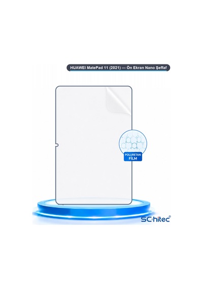 Matepad 11 2021 Uyumlu Ön Yüzey Nano Şeffaf Hidrojel Ekran Koruyucu
