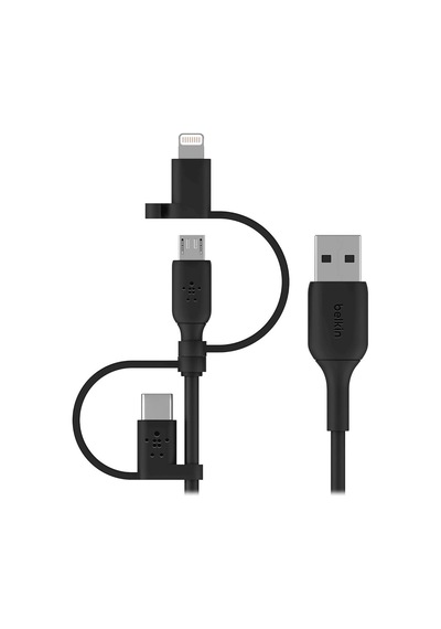 Belkin Evrensel Kablo 3'ü 1 Arada Usb-c, Lightning, Micro-usb Şa