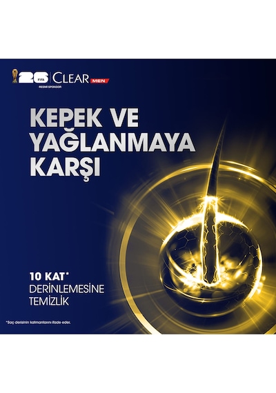 Men Kepeğe Karşı Etkili Şampuan Cool Sport Menthol 350 Ml X3 Tüm Saç Tipleri
