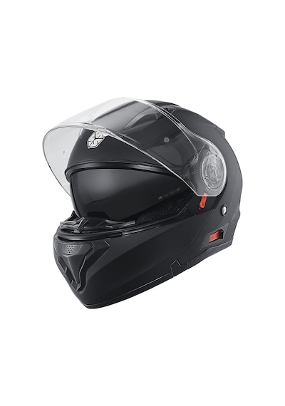 Motosiklet Çene Açılır Kask Güneş Vizörlü Ce Motor Kaskı Mat Black Edition Siyah