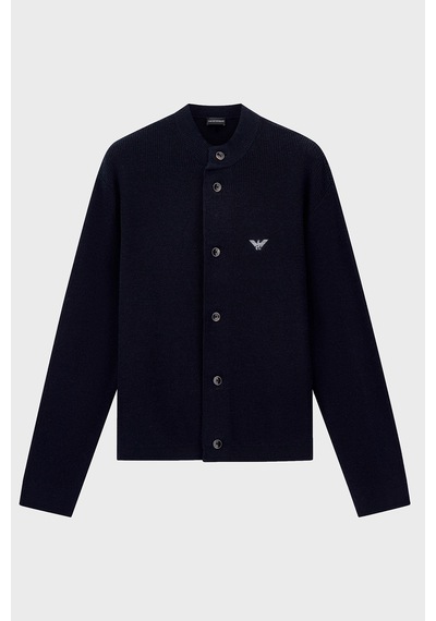 Emporio Armani Yün Ve Pamuk Karışımlı Bisiklet Yaka Düğmeli Hırka Erkek Hırka Em006289 Af27812 Ub118 Lacivert Emporio Armani Yün Ve Pamuk Karışımlı Bisiklet Yaka Düğmeli Hırka Erkek Hırka Em006289 Af27812 Ub118 Lacivert
