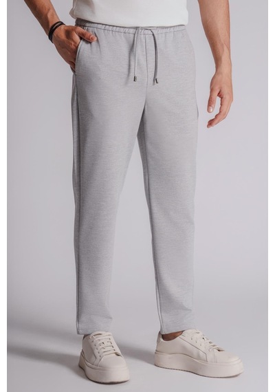 Braccas Erkek Yandan Cepli Beli Lastikli Relaxed Fit Jogger Pantolon Lacivert Gri