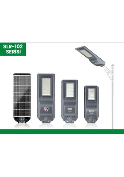 100w Profesyonel Solar Sokak Armatürü Tüm Gece Aydınlatma Güneş Enerjili Slr-102-100-01
