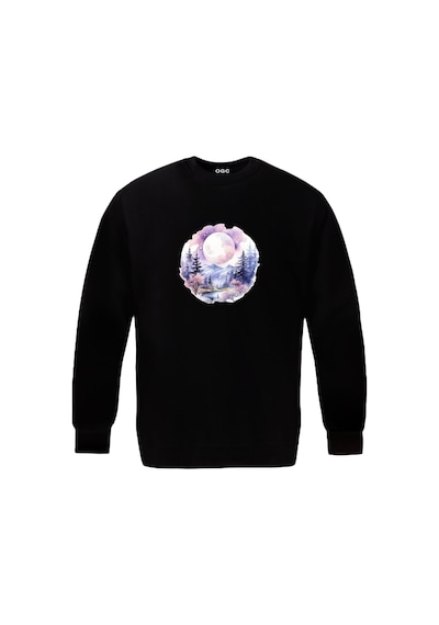 Doğa Unisex Sweatshirt Siyah