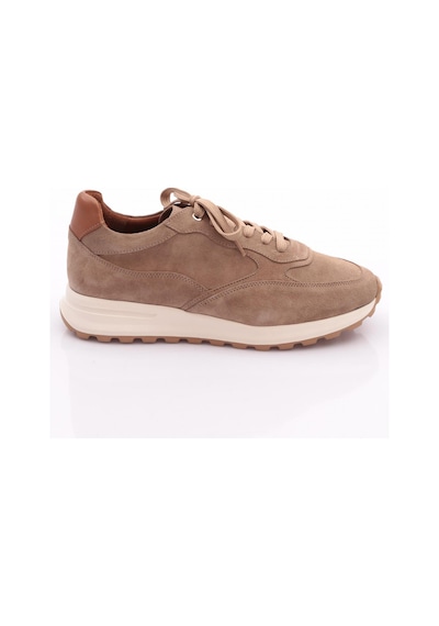 Dgn Retro Erkek Sneakers Ayakkabi Bej Süet
