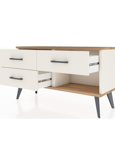 Arges Şifonyer 3 Çekmeceli 88x30x48 Aytaşı-çam/aytaşı Çam/aytaşı