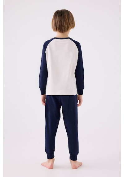 Rolypoly Erkek Çocuk Beyaz Pijama Takımı Rp3450-c-v1