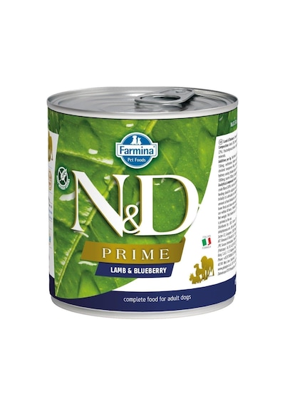 N&d Prime Kuzu & Yaban Mersini Konserve Köpek Maması, 285 Gr