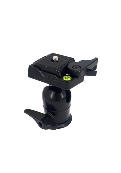 Ayex Kh-8666 Metal Tripod Kafası 245 G 360 Pan, 90 Tilt, Quick-release, Su Terazili, 2 Kg Kapasite -