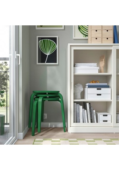 Ikea Kyrre Ahşap Tabure, Yeşil