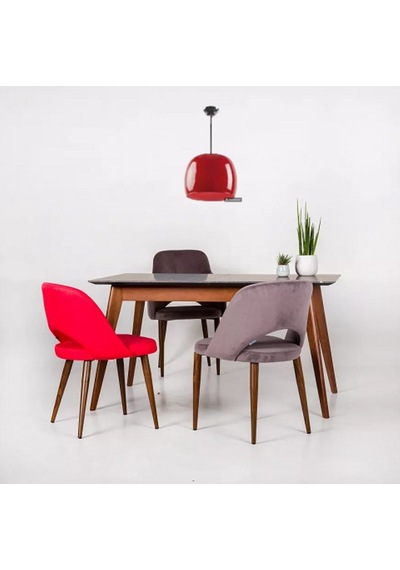 Riolight Modern1 Oda1,mutfak1,cafeler İçin 1xe27 Duylu Kırmızı Te Kırmızı