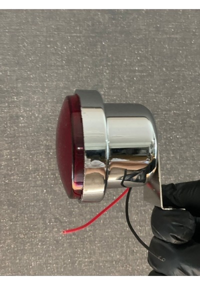 Ahmet Otomotiv Antifar Ledli Lamba, Antifar, 2 Li Paket, Kromlu Kırmızı 12v