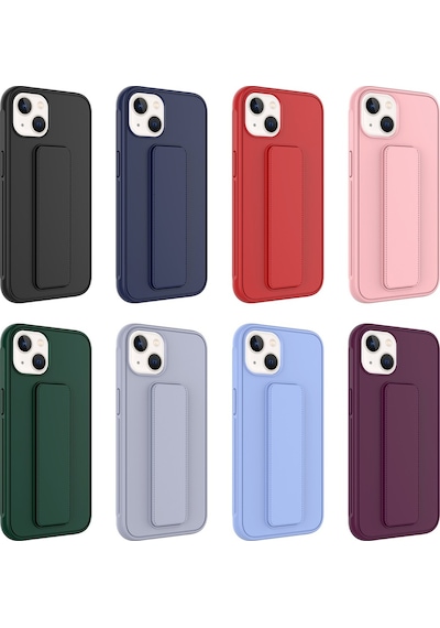 Apple Uyumlu iPhone 13 Standli Darbe Emici Qstand Kilif 547998650