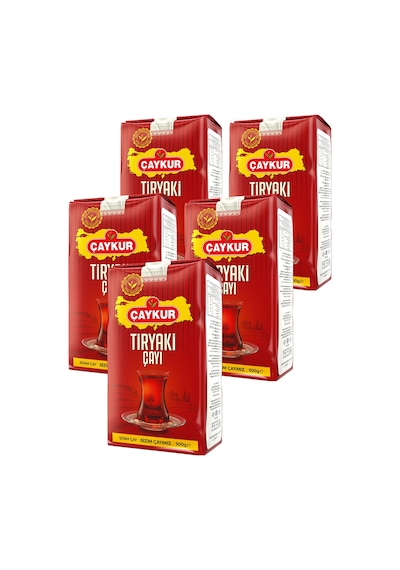 Tiryaki Dökme Çay 500 Gr. Beşli Paket