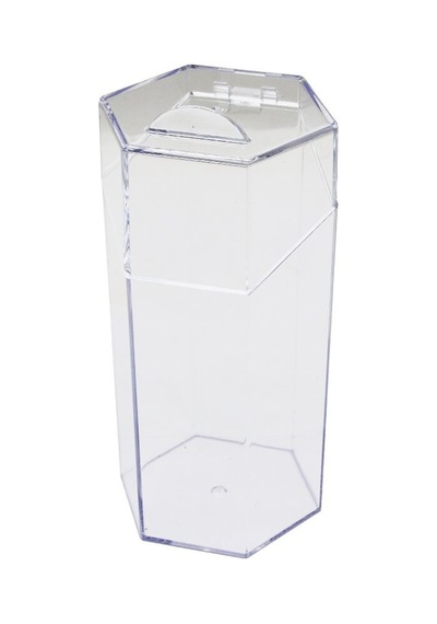 Blackstone Krc-180 Organizer 10x8.9x20cm 6gen Kapaklı Mika Kristal Plastik Makyaj Fırça Düzenleyici Diğer