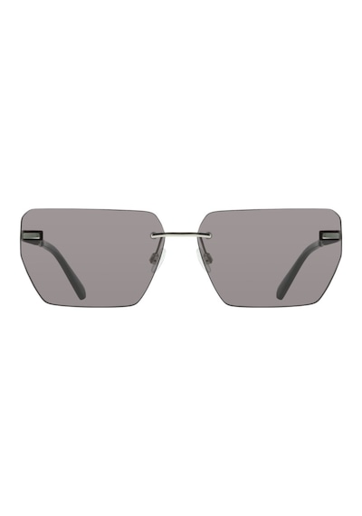 Calvin Klein Jeans Ckj 25207s 043 62 Unisex Geometrik Gümüş Metal Güneş Gözlüğü Gri