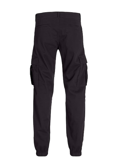 Jack & Jones Erkek Jpstkane Rahat Kalıp Kargo Pantolon 12268261 Siyah Siyah