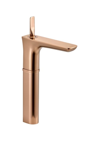 Fk-5123 Yüksek Lavabo Bataryası Mat Rose Rose