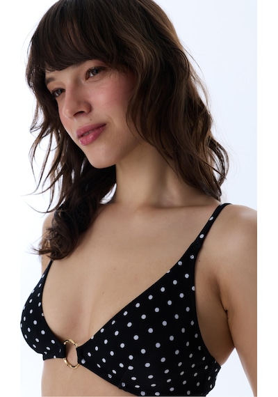 Penti Renkli Polka Dot Bra Bikini Üstü