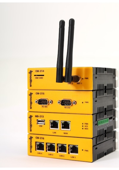 Modıbus Mb213 Ana Modül, Endüstriyel Uzaktan Erişim Cihazı, Dın Ray Montajlı, Wan/lan Port, Dahili Wifi, 2 Dijital Giriş/çıkış, Usb Ve Sd Kart Yuvalı