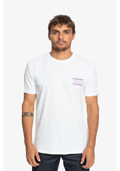 Quiksilver Quıksılver Warpedframes Erkek Beyaz T-shirt Beyaz