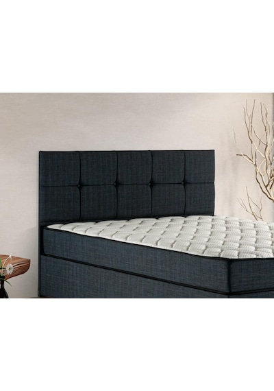 Niron Notte 150cm Çift Kişilik Başlık, Füme Soho Yatak Başlığı