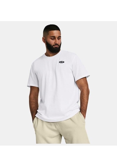 Under Armour Ua Hw Lc Patch Ss Erkek T-shirt-29638 Beyaz