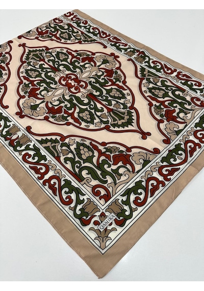 Qashka Soft Pamuklu Şal Etro Desen Lbd0702-41249 Çok Renkli