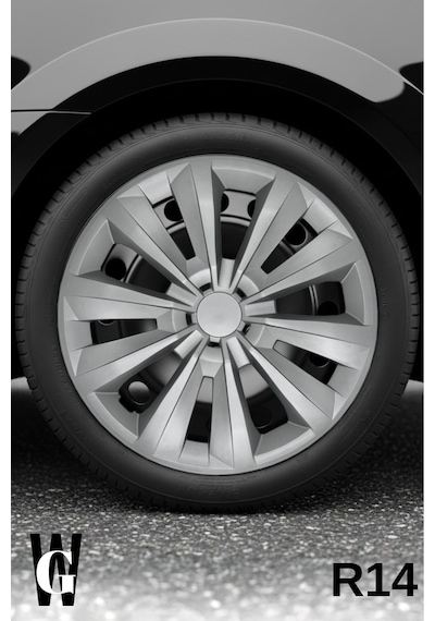Ford Granada 14 İnç Jant Kapağı 4 Adet Gri G108
