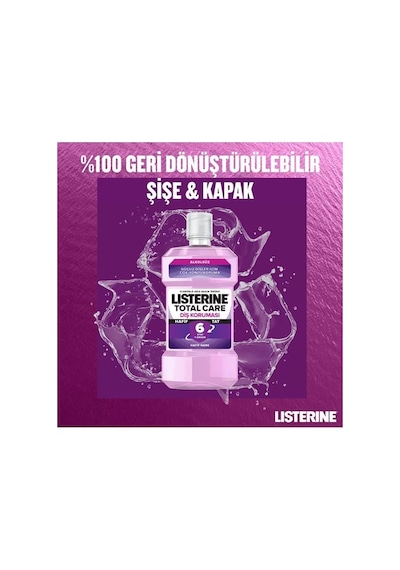 Listerine Ağız Bakım Suyu 500ml. Total Care