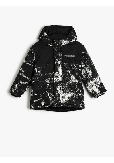 Koton Oversize Kapşonlu Mont Lastik Manşetli Rüzgar Kapaklı Siyah 5wkb00012tw Siyah Koton Oversize Kapşonlu Mont Lastik Manşetli Rüzgar Kapaklı Siyah 5wkb00012tw Siyah