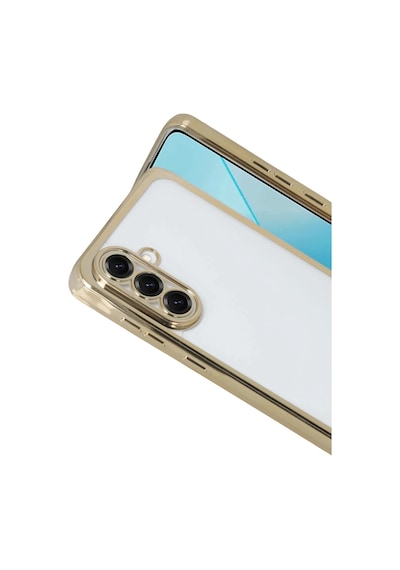 Newface Samsung Galaxy Uyumlu A17 5g Razer Lensli Silikon Semeglbl - 37 - Gold