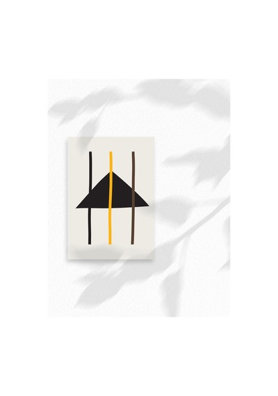 Geometrik Şekilli A4 Duvar Posteri-1-2504