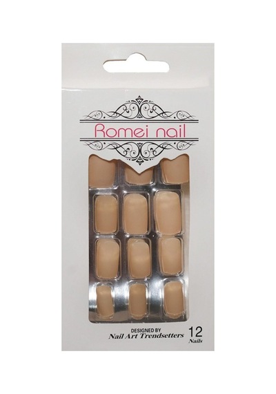 Pazarız Nail Takma Tırnak 12'li - Mat Nude