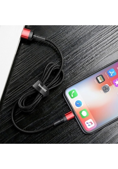 Baseus Cafule Special Edition Apple iPhone Uyumlu 2.4A 1M Hızlı Şarj Halat Us