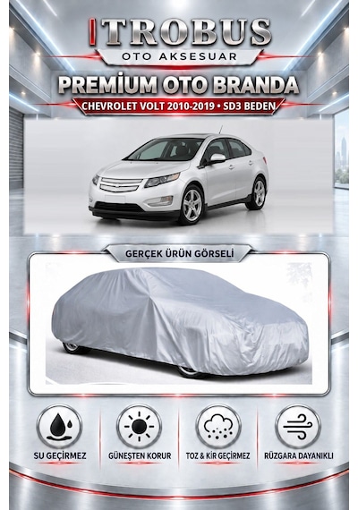 Chevrolet Volt 2010-2019 Uyumlu Premium Araba Brandası Oto Branda Sd3 Beden