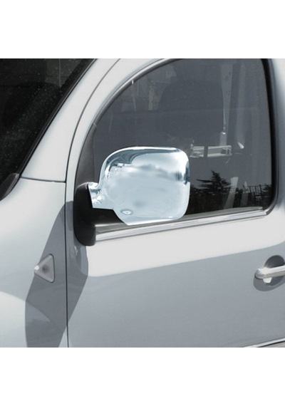Renault Kangoo 2 Uyumlu Ayna Kapağı 2 Parça 2008-2013 Abs Krom