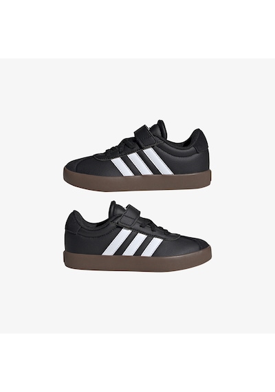 Adidas Vl Court 3.0 Skateboarding Çocuk Siyah Spor Ayakkabı Id9154 Siyah