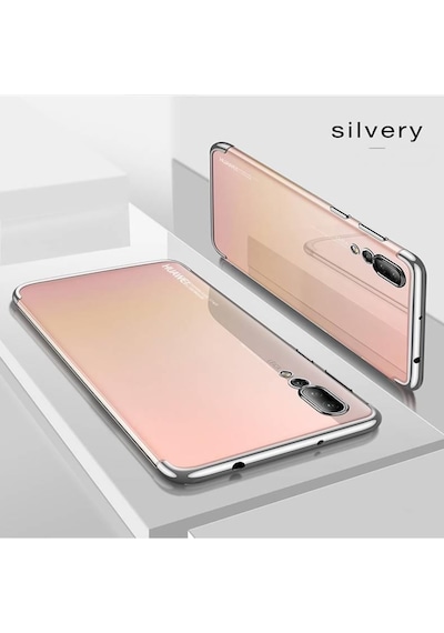 Huawei Y9 Prime 2019 Köseleri Renkli Seffaf Kamera Kor. Kilif 378751895