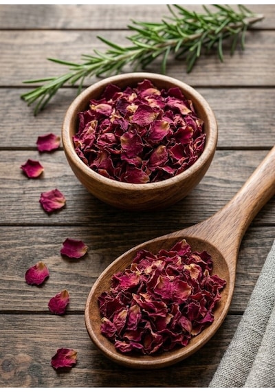 Gül Çayı 100g, Kurutulmuş Gül Yaprakları, Dried Edible Rose Petals, Doğal Ve Katkısız