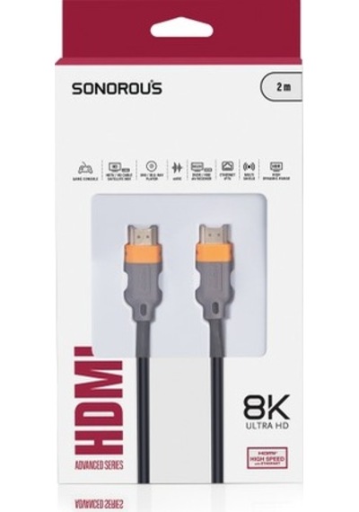 Sonorous Hdmı Advanced Series 8k Kablo 2mt