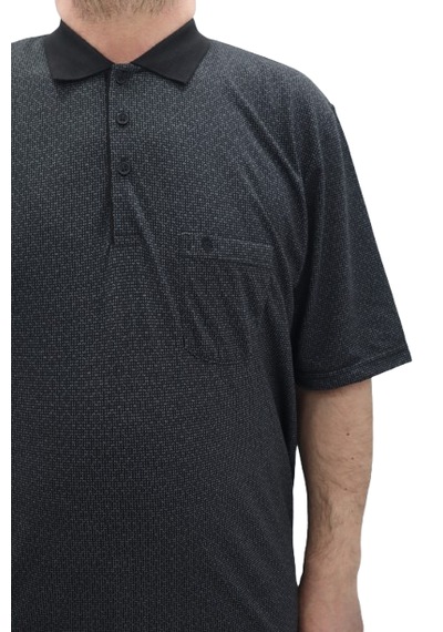 Becces Dmctekstil Erkek 004 Desenli Klasik Kesim Rahat Kalıp Tek Cepli Battal Polo Yaka T-shirt Siyah Becces Dmctekstil Erkek 004 Desenli Klasik Kesim Rahat Kalıp Tek Cepli Battal Polo Yaka T-shirt Siyah