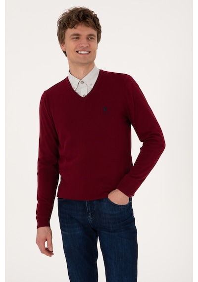 U.S. Polo Assn. Erkek Bordo Basic Kazak 50288881-VR014