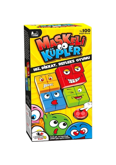 Vardem Oyuncak Maskeli Küpler - Standart