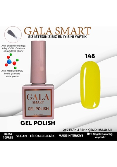 Gala Smart Classic Kalıcı Oje 10 Mle No:148