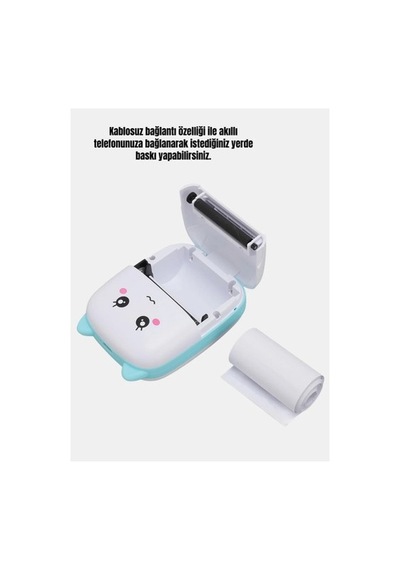Mini Termal Yazıcı Siyah