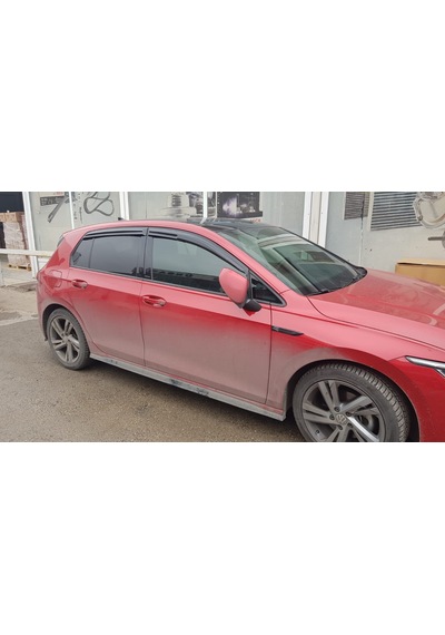 VW Golf 8 Mügen Cam Rüzgarlığı 2020 Sonrası 4 Lü SET