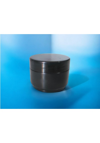10 Adet 10 Ml Siyah Mini Boş Pomat-krem-kozmetik Kutusu 10 Cc