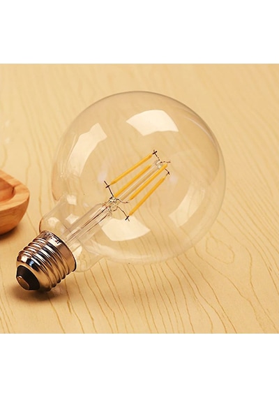 Heka Rustik Led Ampul E27 G95 6w 2700k Gün Işığı