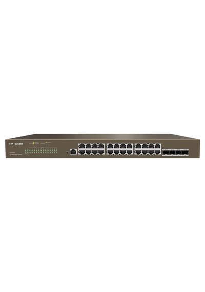 Ip-com G3328f 24 Port Gıgabıt + 4x1gb Sfp Uplınk L2 Cloud Yönetilebilir Rackmount Swıtch
